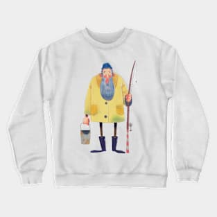 Fisherman (just the character) Crewneck Sweatshirt